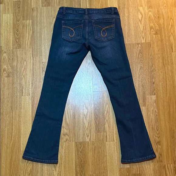 Rue21 Denim - Rue 21 Women's Deep Blue Dark Wash Slim Boot Low Rise Jeans Size 9/10R